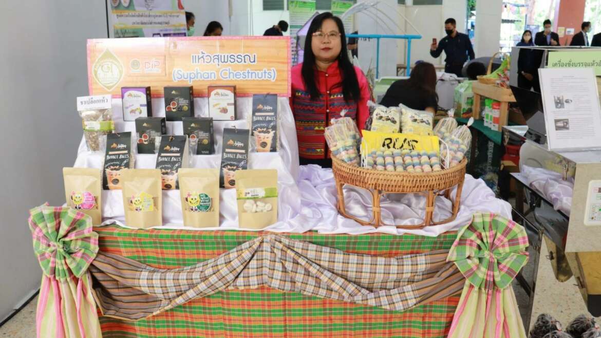 นำเสนอการดำเนินงานศูนย์ความเป็นเลิศด้านสินค้า สิ่งบ่งชี้ทางภูมิศาสตร์(GI) “แห้วสุพรรณ”