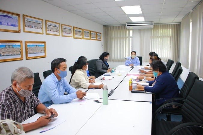 ประชุมเพื่อพิจารณาการจัดภาระงานของสาขาวิชา