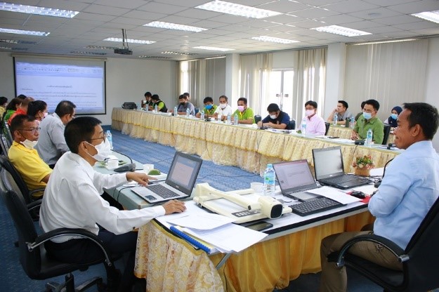 ประชุมชี้แจงและรับฟังความคิดเห็นช่วงก่อนการสำรวจภายหลังการปล่อยพันธุ์สัตว์น้ำ