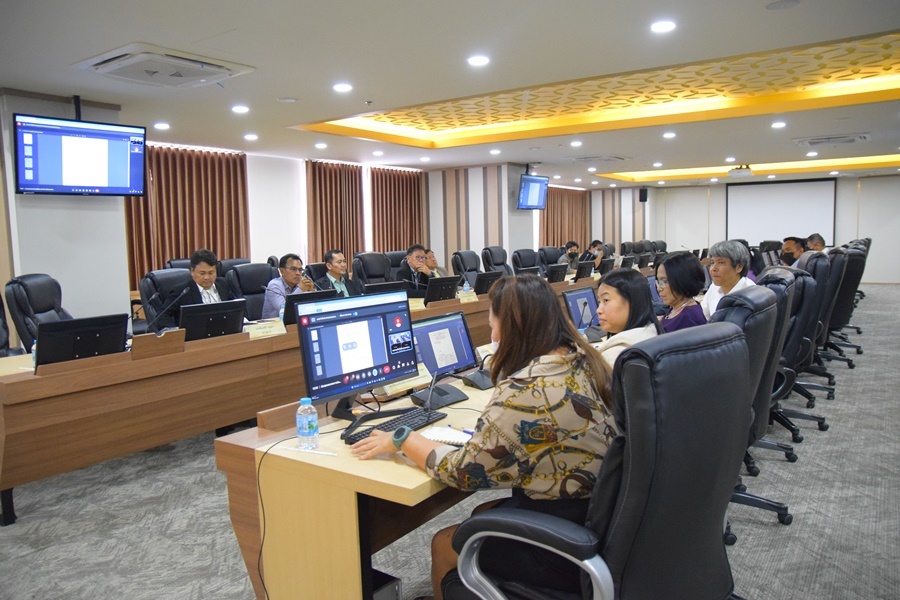 ประชุมคณะกรรมการส่งเสริมกิจการ มหาวิทยาลัยด้านเทคโนโลยีการเกษตร และอุตสาหกรรมเกษตร ครั้งที่ 1/2566