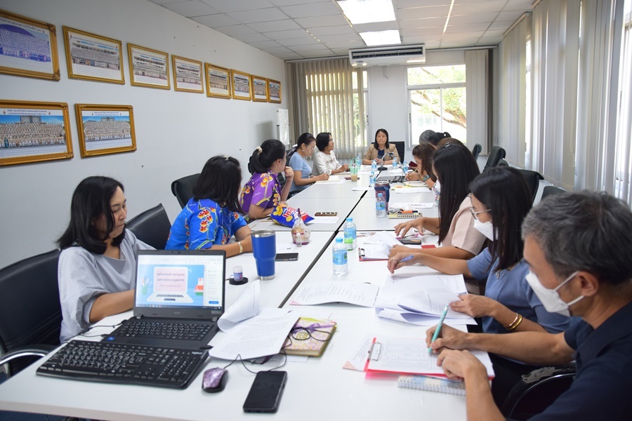 ประชุมสำนักงานคณบดีคณะเทคโนโลยีการเกษตรและอุตสาหกรรมเกษตร ครั้งที่ 1/2566