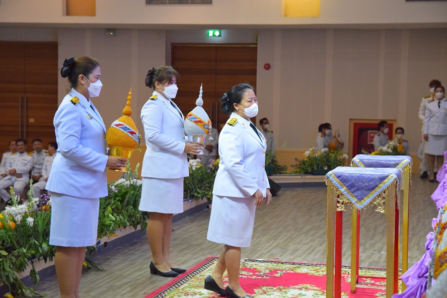 ทอ.มทร.สุวรรณภูมิ ร่วมพิธีถวายพระพร พระบรมราชินี