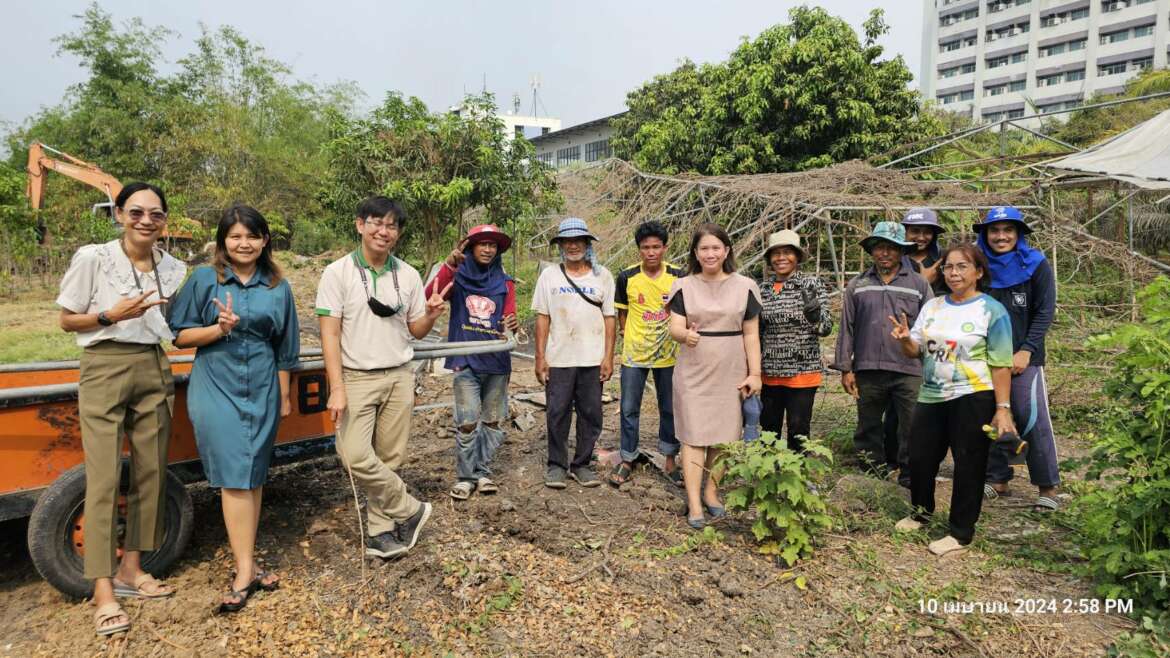 เกษตรอยุธยา ราชมงคลสุวรรณภูมิ ร่วมใจรักษ์พัฒนาพื้นที่เตรียมพร้อมในการเรียนการสอน