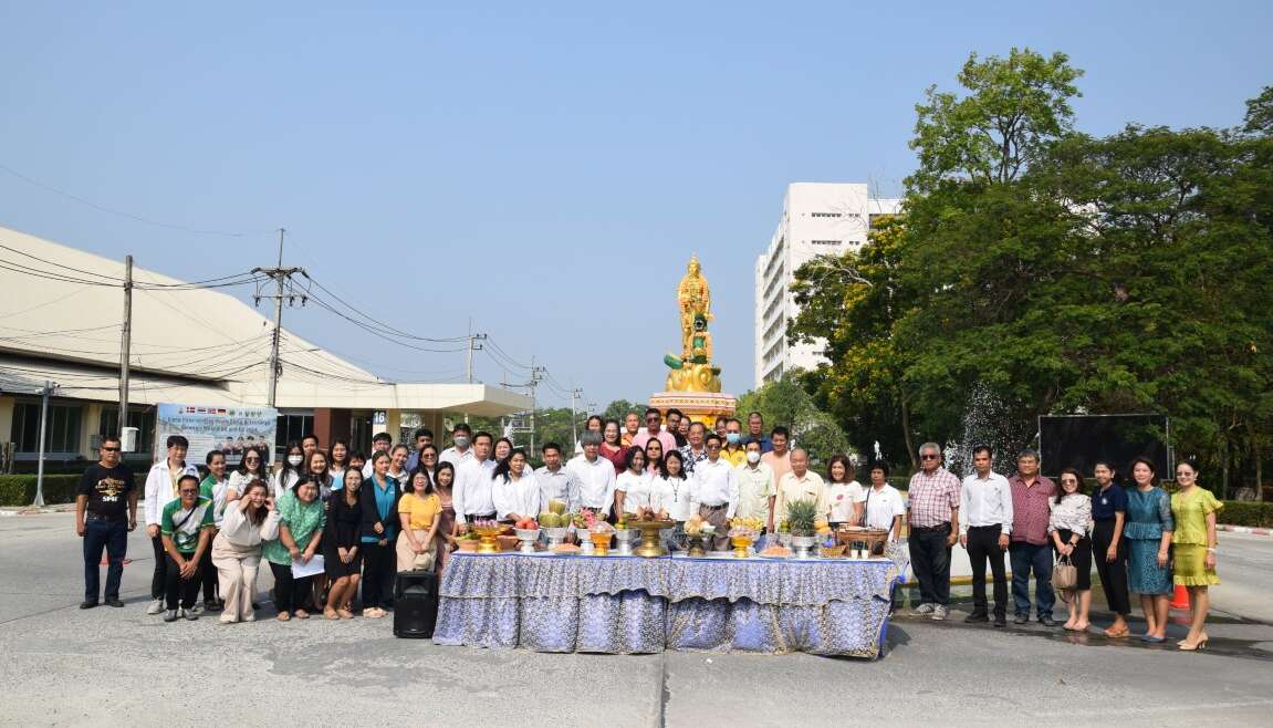 เกษตรอยุธยา ราชมงคลสุวรรณภูมิ จัดพิธีสักการะพระพิรุณ ประจำปีพุทธศักราช 2567